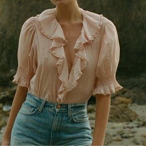 Doen Henri top in blush xl